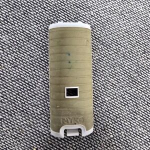 Nyko Nintendo Wii Remote Battery Cover Replacement White with Tan Rubber Grip